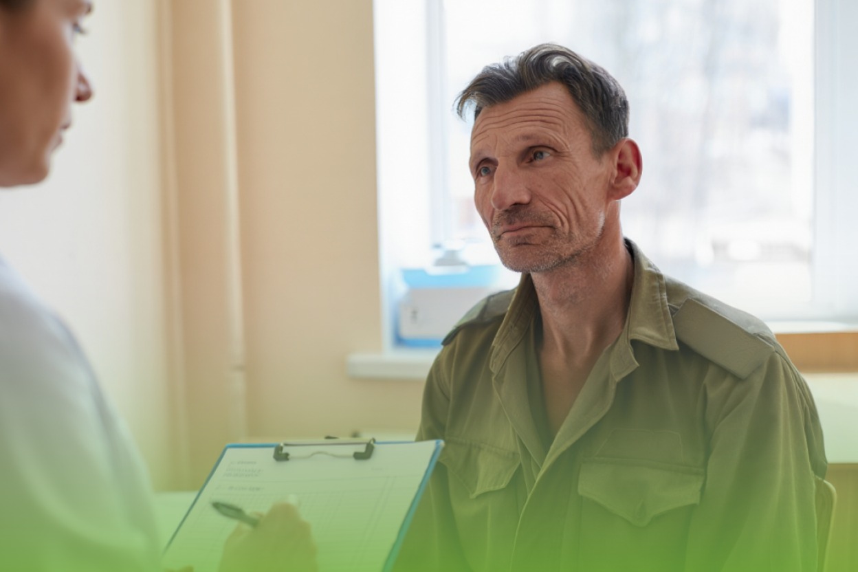 Ветеран СВО на приеме у врача